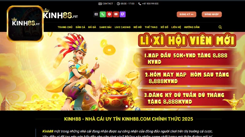 Kinh88 – Nơi khởi dậy đam mê cá cược